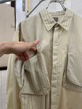 Load image into Gallery viewer, 1980s Marithe Francois Girbaud Multi Stripe Layered Pocket Shirt - Size L