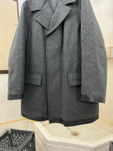 Load image into Gallery viewer, Late 1990s Mandarina Duck Rubberized Cuff and Hem Peacoat - Size L