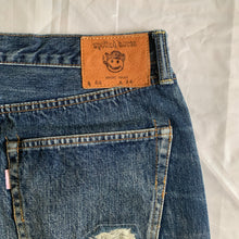 Load image into Gallery viewer, 2000s Yohji Yamamoto x Spotted Horse Repaired Distressed Denim - Size L