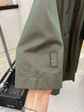 Load image into Gallery viewer, 1980s Katharine Hamnett Iridescent Jade Trench Coat - Size OS