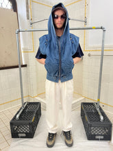 Load image into Gallery viewer, 1980s Marithe Francois Girbaud x Complements Denim Hooded Life Preserver Vest - Size M