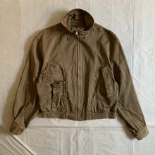 Load image into Gallery viewer, 1980s Katharine Hamnett High Neck Beige Cargo Blouson - Size L