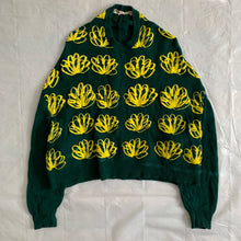 Load image into Gallery viewer, aw1996 CDG Floral Print Knitted Sweater - Size M