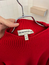 Load image into Gallery viewer, 2000s Armani Rib Knit Sweater with Sleeve Zipper - Size M