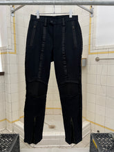 Load image into Gallery viewer, ss1994 Issey Miyake Cotton Moto Trousers with Ribbed Knee Panels - Size M