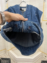Load image into Gallery viewer, 1980s Marithe Francois Girbaud x Complements Denim Hooded Life Preserver Vest - Size M