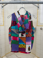 Load image into Gallery viewer, 1980s Marithe Francois Girbaud x Complements Loud Oriental Graphic Hooded Cropped Tank - Size XS