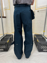 Load image into Gallery viewer, aw2017 Kiko Kostadinov Steel Blue Wrapped Knee Waistbag Trousers - Size M