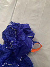 Load image into Gallery viewer, aw1999 Issey Miyake Blue Crinkled Bungee Pullover Packable Hoodie - Size M