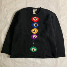 Load image into Gallery viewer, aw1997 Yohji Yamamoto Black Billiards Knit Sweater - Size M