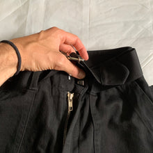Load image into Gallery viewer, ss2002 General Research Cotton Satin Bondage Pants with Zippers - Size S