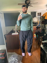 Load image into Gallery viewer, 1990s Armani Embroidered "Ice Arsenal" Faded Knitted Sweater - Size L
