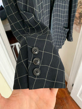 Load image into Gallery viewer, ss1996 Yohji Yamamoto Rayonne Checkered Blazer - Size M