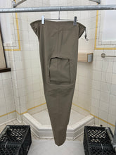 Load image into Gallery viewer, 2000s Mandarina Duck Khaki 'Cocoon' Aeropants with Egg Cell Cargo Pockets - Size OS