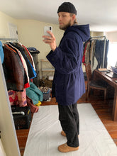 Load image into Gallery viewer, 1990s Katharine Hamnett Navy Parka - Size M