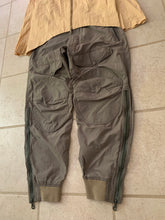 Load image into Gallery viewer, 1990s Griffin Articulated Nylon Flight Pants with Ribbed Cuffs - Size S