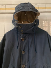 Load image into Gallery viewer, 1990s Armani Navy Hooded Military Parka - Size M