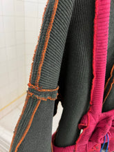 Load image into Gallery viewer, Seeing Red Green Dyed Elephant Trunk Hoodie with Red Token Bag - Size OS