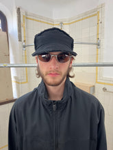 Load image into Gallery viewer, 2003 CDGH+ Raw Layered Paneled Cap Black / Black - Size OS