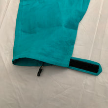 Load image into Gallery viewer, 2000s Armani Teal Linen Technical Trousers with Lampo Zippers - Size M