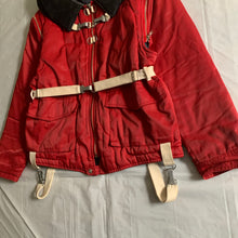 Load image into Gallery viewer, 1990s Armani Red Modular Bondage Jacket - Size L
