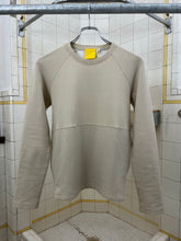 Load image into Gallery viewer, 2000s Mandarina Duck Beige Crewneck with Hidden Mesh Kangaroo Pocket - Size S