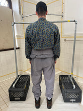 Load image into Gallery viewer, 1980s Katharine Hamnett Oversized Blue Graphic Cargo Pocket Shirt - Size OS