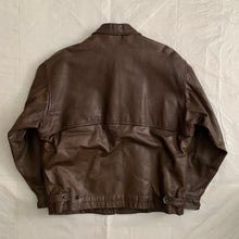 Load image into Gallery viewer, 1980s CDGH Brown Paneled Leather Work Jacket - Size OS