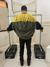Load image into Gallery viewer, aw1987 Issey Miyake Earth Tone Nylon Circle Pattern Staff Crewneck - Size OS