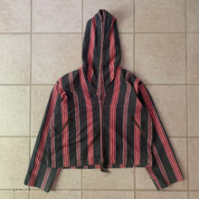 Load image into Gallery viewer, 1990s Armani Cropped Full Zip Hooded Jacket - Size L