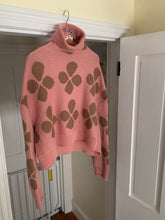 Load image into Gallery viewer, aw1996 CDG Cropped Flower Intarsia Sweater - Size M
