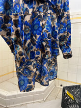 Load image into Gallery viewer, 1980s Katharine Hamnett Oversized Floral Cargo Pocket Shirt - Size OS