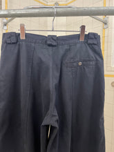 Load image into Gallery viewer, 1980s Marithe Francois Girbaud Black Paneled Trousers with Adjustable Synch Hem Detail - Size L