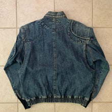 Load image into Gallery viewer, 1980s Katharine Hamnett Washed Denim Cargo Bomber - Size OS