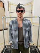 Load image into Gallery viewer, 1980s Armani Plaid Shirt with Partially Hidden Button Placket - Size M