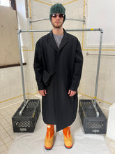 Load image into Gallery viewer, aw2017 Kiko Kostadinov 3D Lab Coat w/ Side Pleats and Bag - Size L