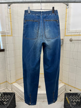 Load image into Gallery viewer, 1980s Marithe Francois Girbaud x Closed Blue Jean Joggers with Zippered Hems - Size S