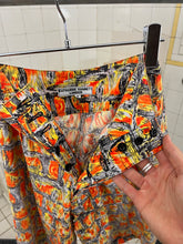 Load image into Gallery viewer, 1980s Katharine Hamnett Orange Paisley Print Shorts - Size XL