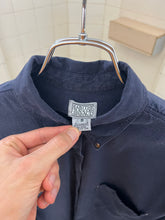 Load image into Gallery viewer, 1980s Marithe Francois Girbaud Navy Military Shirt with Shoulder Gathering Detail - Size S