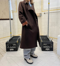 Load image into Gallery viewer, 2000s Mandarina Duck Double Breasted Trench Coat with Back Pleat Detailing - Size XS