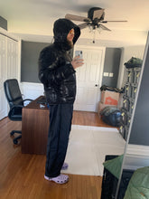 Load image into Gallery viewer, aw1999 Issey Miyake Coated Nylon Puffer Jacket with Exaggerated Hood - Size XL