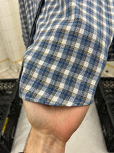 Load image into Gallery viewer, 1980s Armani Plaid Shirt with Partially Hidden Button Placket - Size M