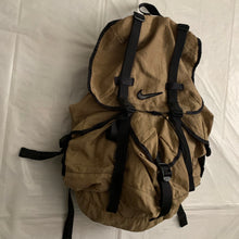 Load image into Gallery viewer, 1990s Vintage Nike Khaki Nylon Parachute Backpack - Size OS