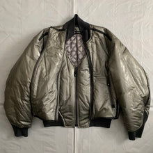 Load image into Gallery viewer, aw1994 Issey Miyake Dual Zip Robocop Bomber with Coated Nylon - Size XL