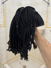 Load image into Gallery viewer, 2000s Issey Miyake Beaded and Braided Wool Knit Hat - Size OS