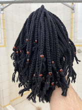 Load image into Gallery viewer, 2000s Issey Miyake Beaded and Braided Wool Knit Hat - Size OS