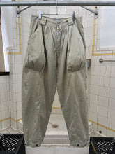 Load image into Gallery viewer, 1980s Marithe Francois Girbaud Beige Patch Pocket Paneled Trousers with Adjustable Synch Hem Detail - Size M