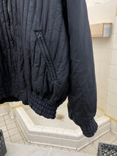 Load image into Gallery viewer, 1980s Issey Miyake Quilted Black Bomber Jacket - Size L
