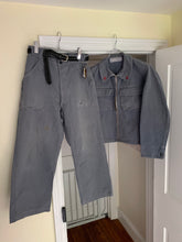 Load image into Gallery viewer, 1950s Vintage "Air France" Faded Mechanic Pants - Size M