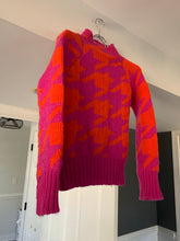 Load image into Gallery viewer, 2001 Junya Watanabe Pink and Red Houndstooth Sweater - Size S